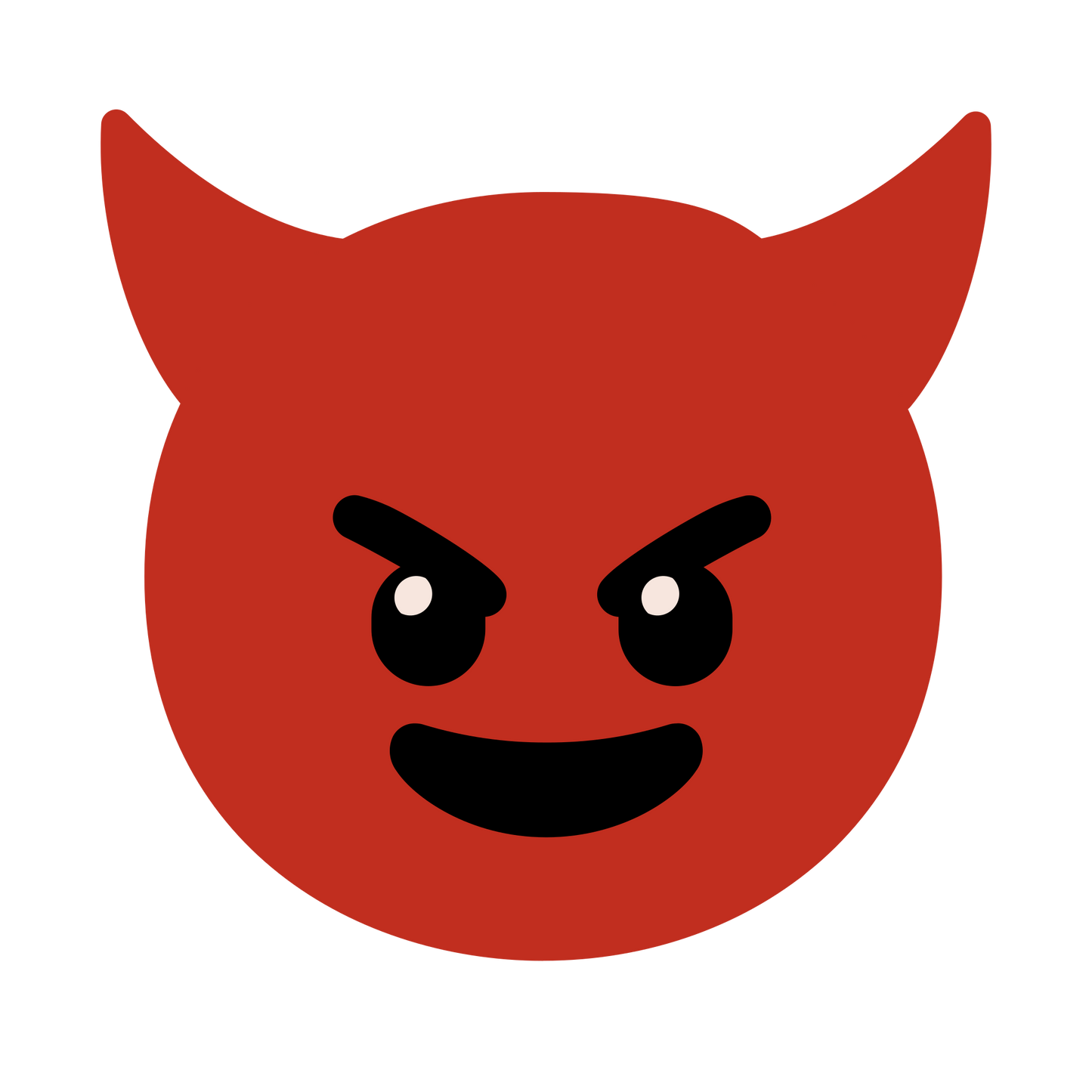 Smiling Face with Horns - Red • EMJ-017