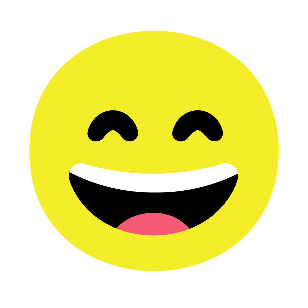 Grinning Face with Smiling Eyes • EMJ-001