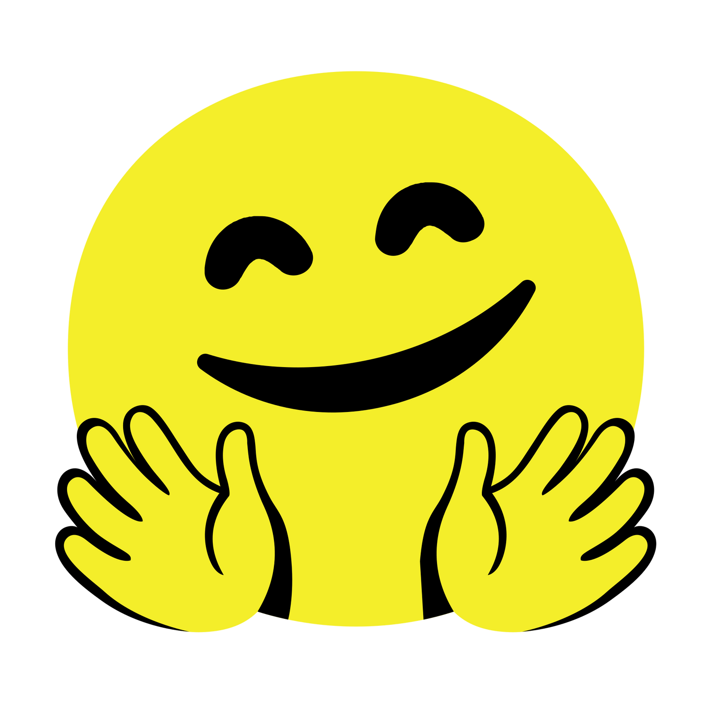 Smiling Face with Open Hands • EMJ-009