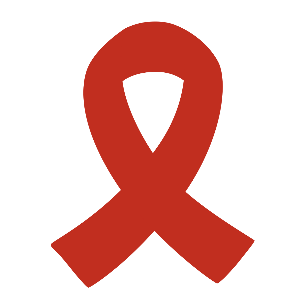 Red Awareness Ribbon • EMJ-014
