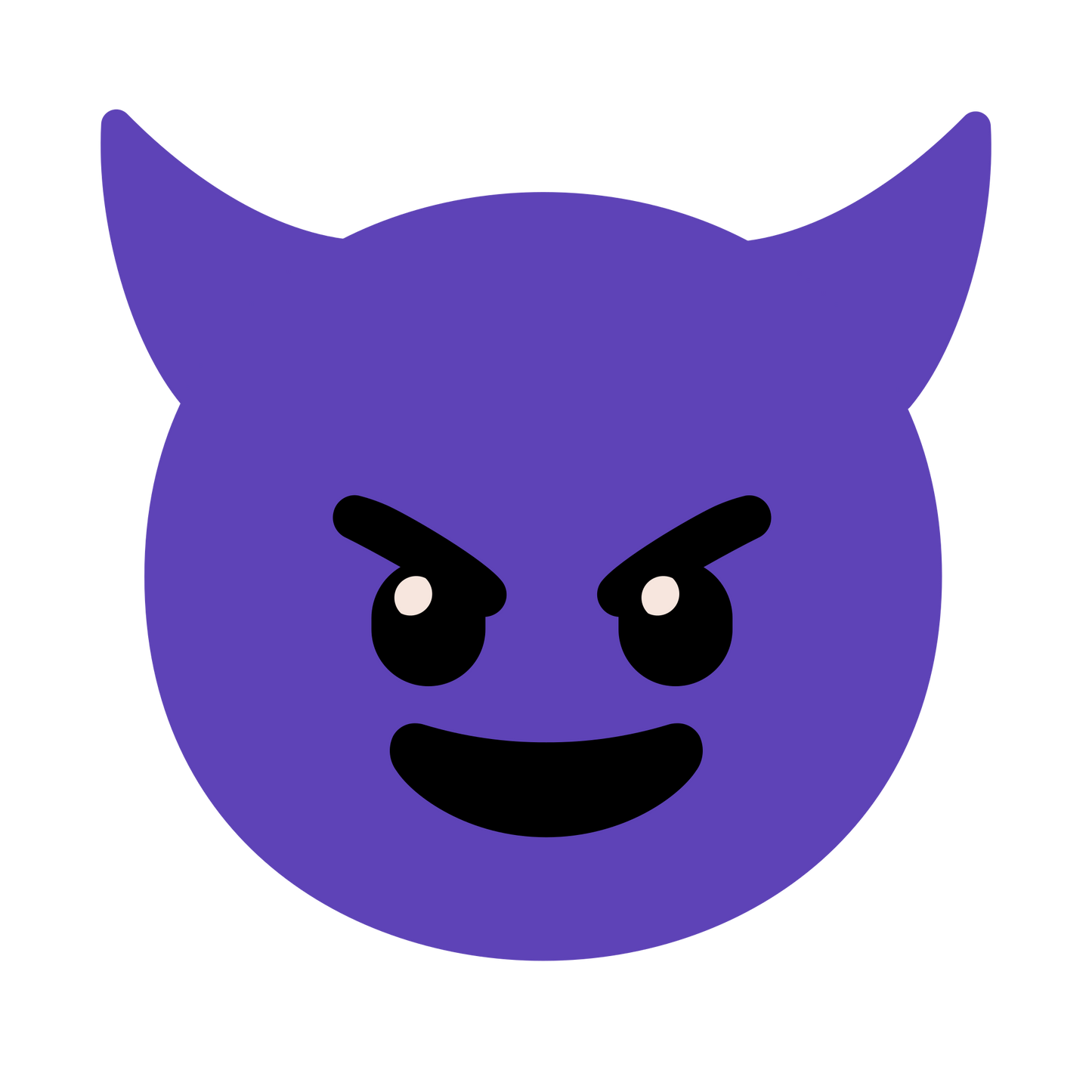 Smiling Face with Horns - Purple • EMJ-016